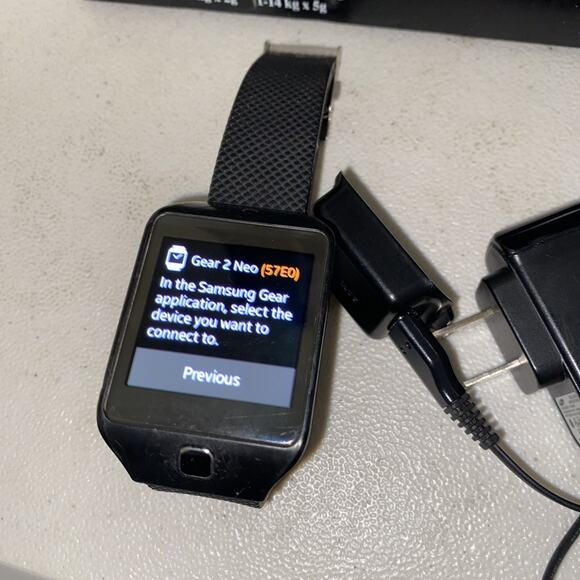 NICE SAMSUNG Gear 2 Neo 57EO Black Smart Watch - Picture 2 of 3